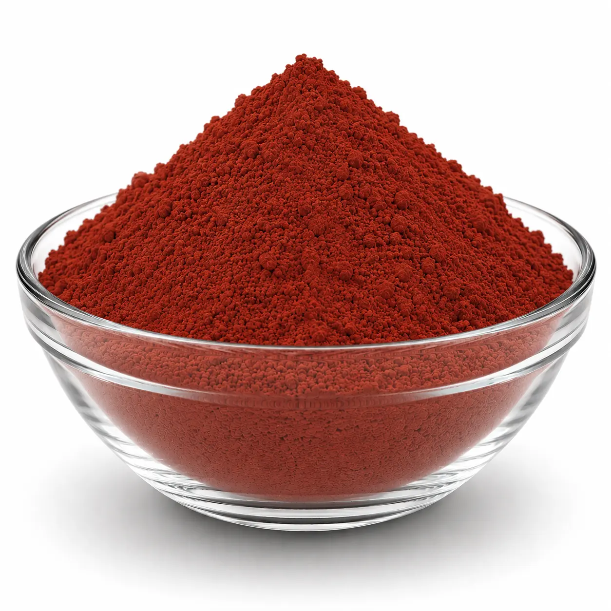 Red iron oxide pigment powder